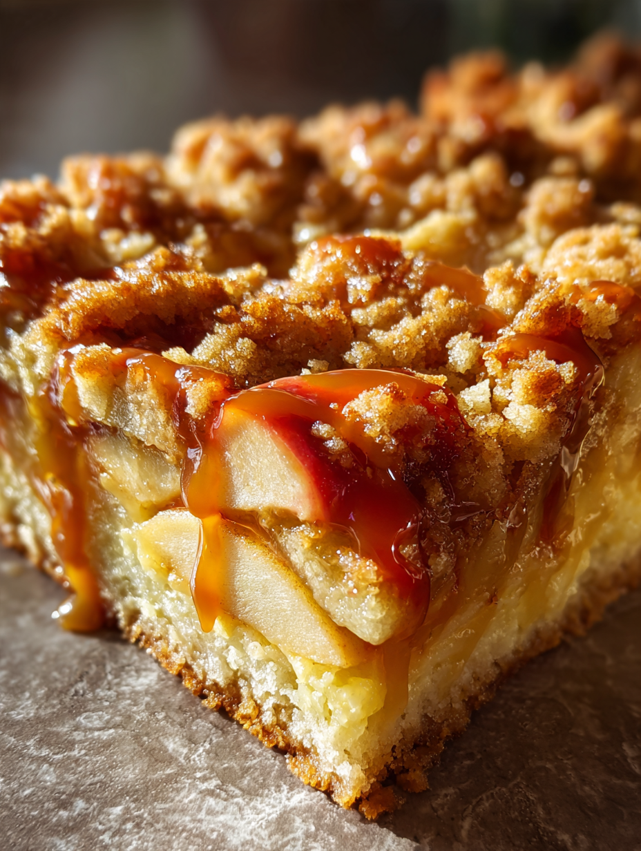 Karamell-Apfel-Streuselkuchen: Ein einfaches und köstliches Rezept