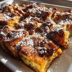 Kürbisgewürz French Toast Auflauf: Einfaches und köstliches Rezept