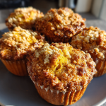 Kürbisgewürz-Muffins mit Streuseln: Köstlich und einfach gebacken